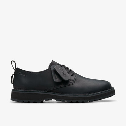 Solsbury Lace Black Leather | Clarks for sale
