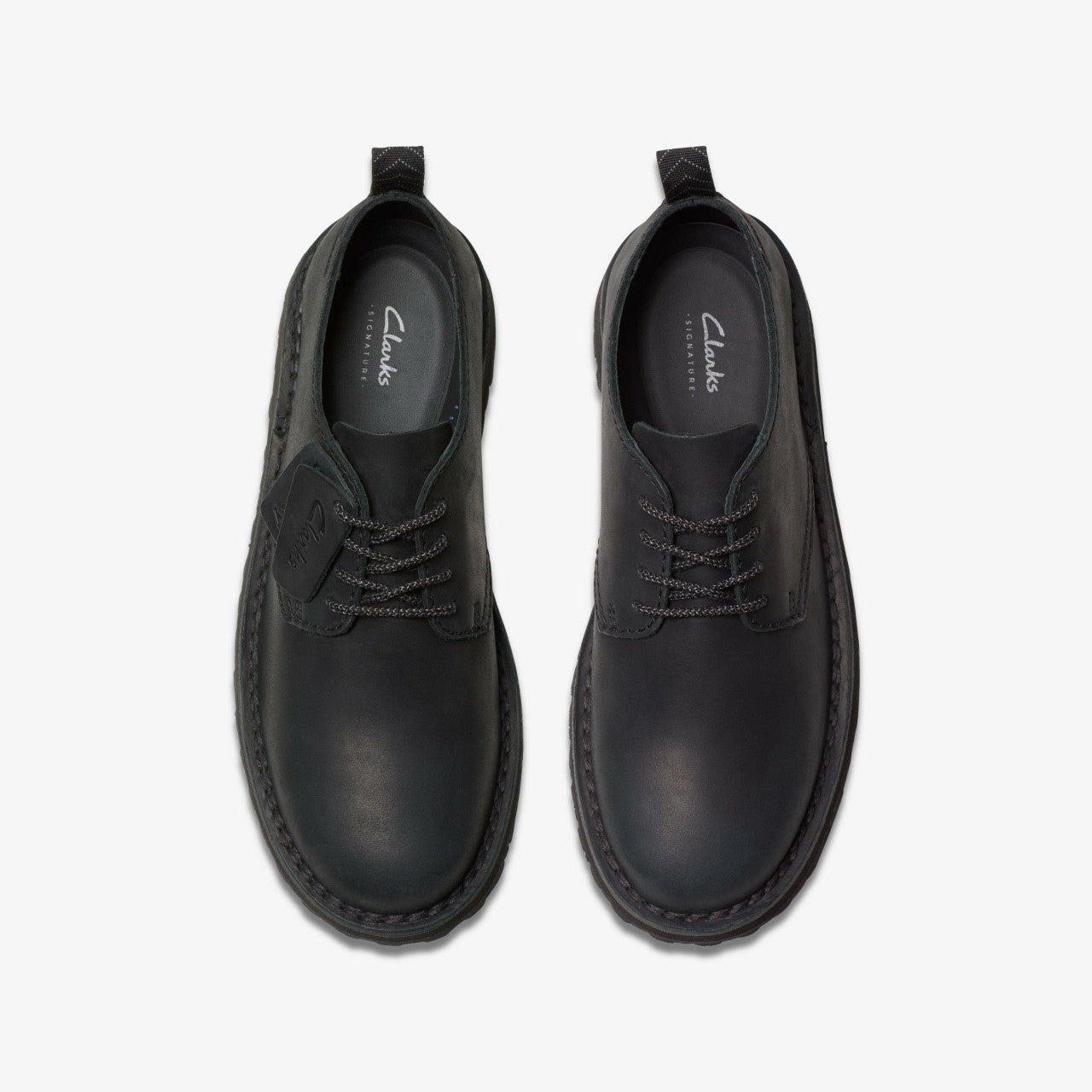 Solsbury Lace Black Leather | Clarks for sale