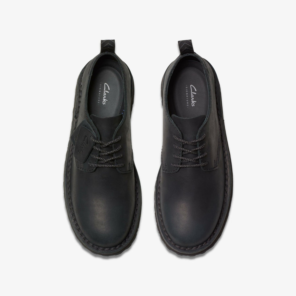 Solsbury Lace Black Leather | Clarks for sale