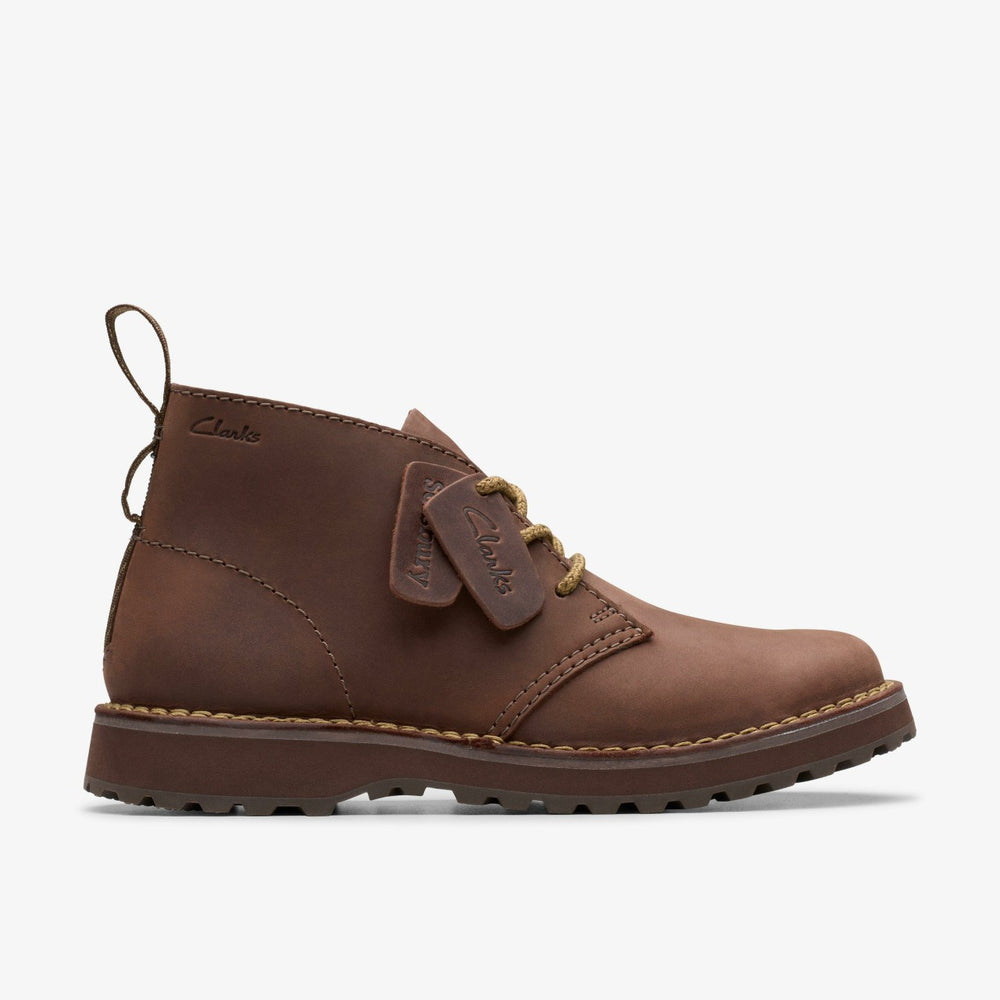 Solsbury Desert Boot Dark Brown Leather | Clarks outlet