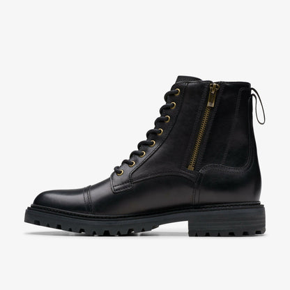 Clarkridge Hi Black Leather | Clarks for sale