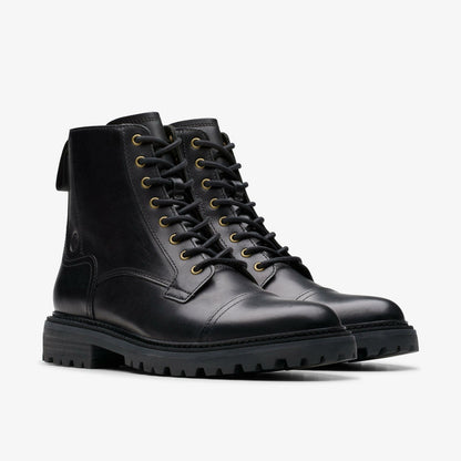 Clarkridge Hi Black Leather | Clarks for sale