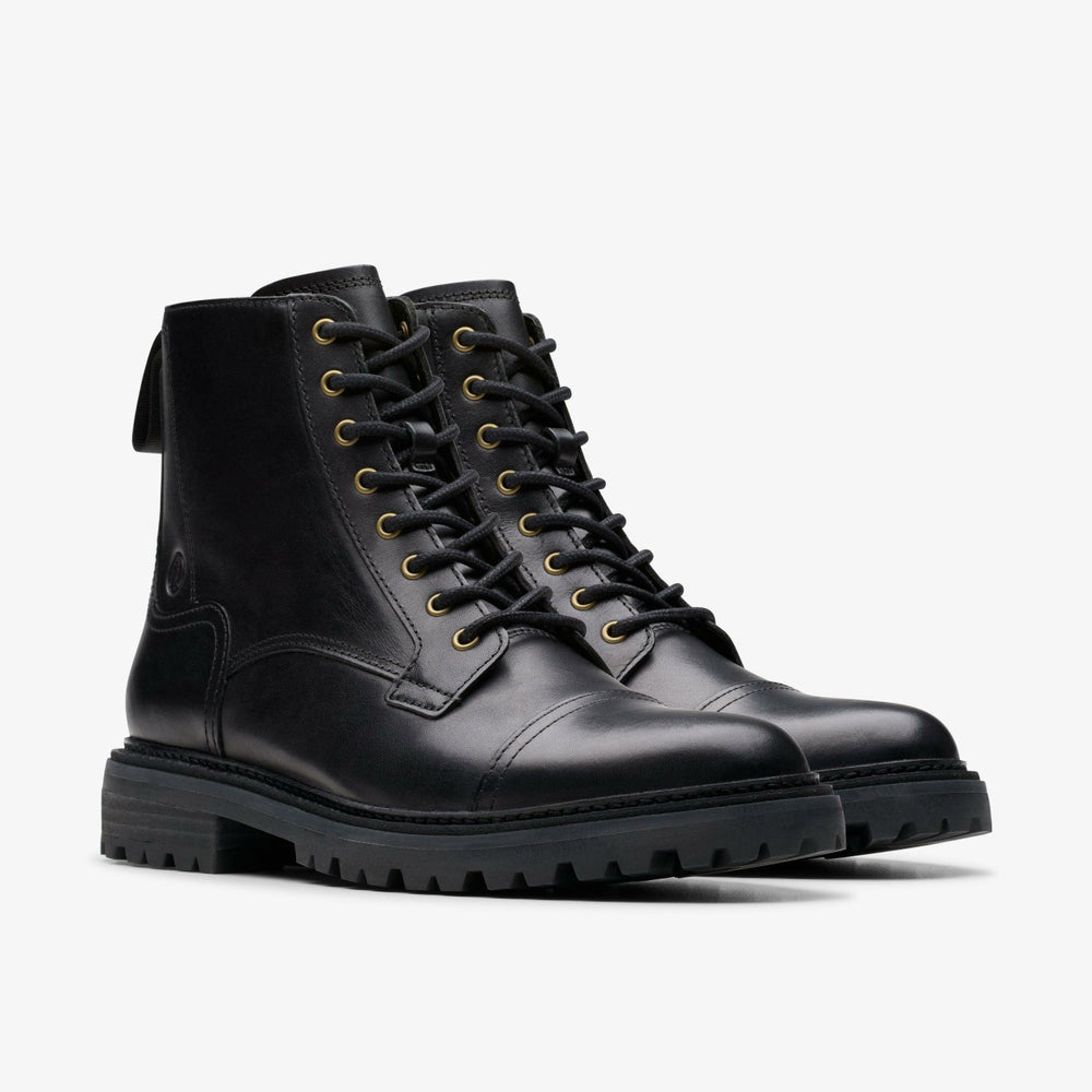 Clarkridge Hi Black Leather | Clarks for sale