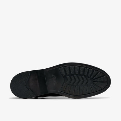 Aldwin Cap Black Leather | Clarks for sale