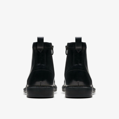 Aldwin Cap Black Leather | Clarks for sale
