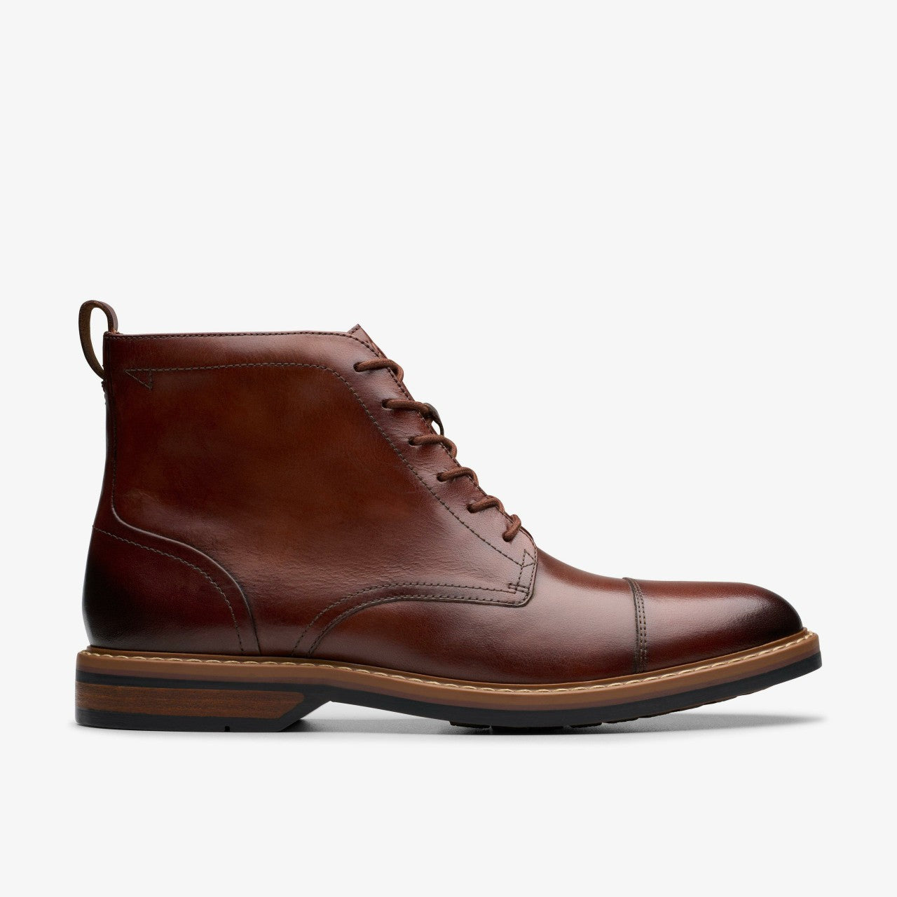 Aldwin Cap Mid Tan Leather | Clarks Sale