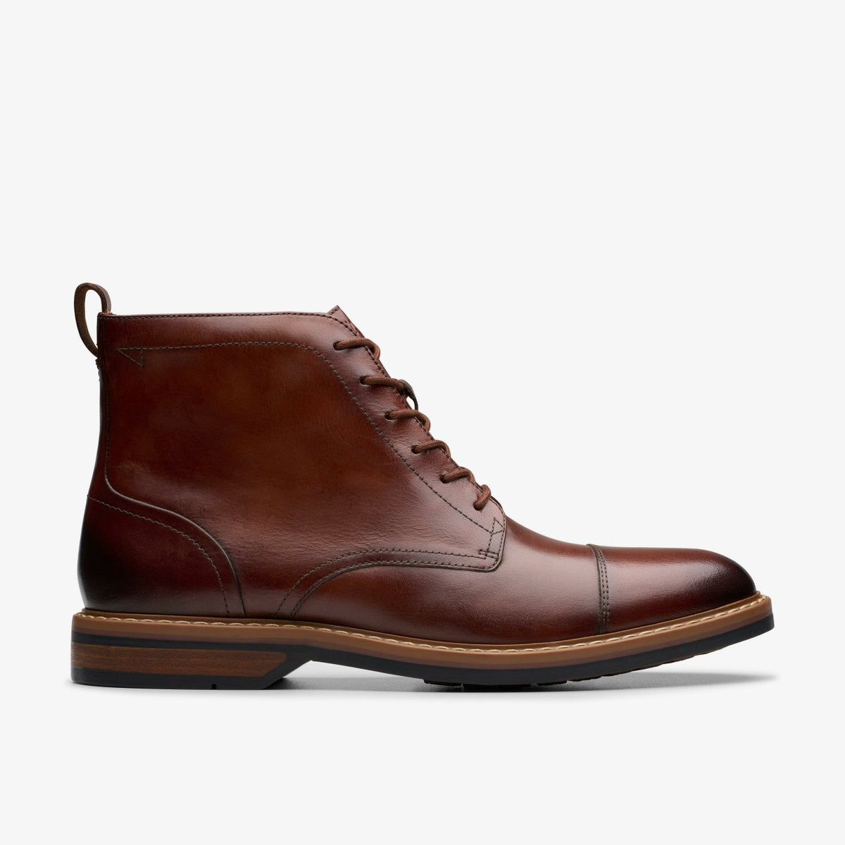 Aldwin Cap Mid Tan Leather | Clarks Sale
