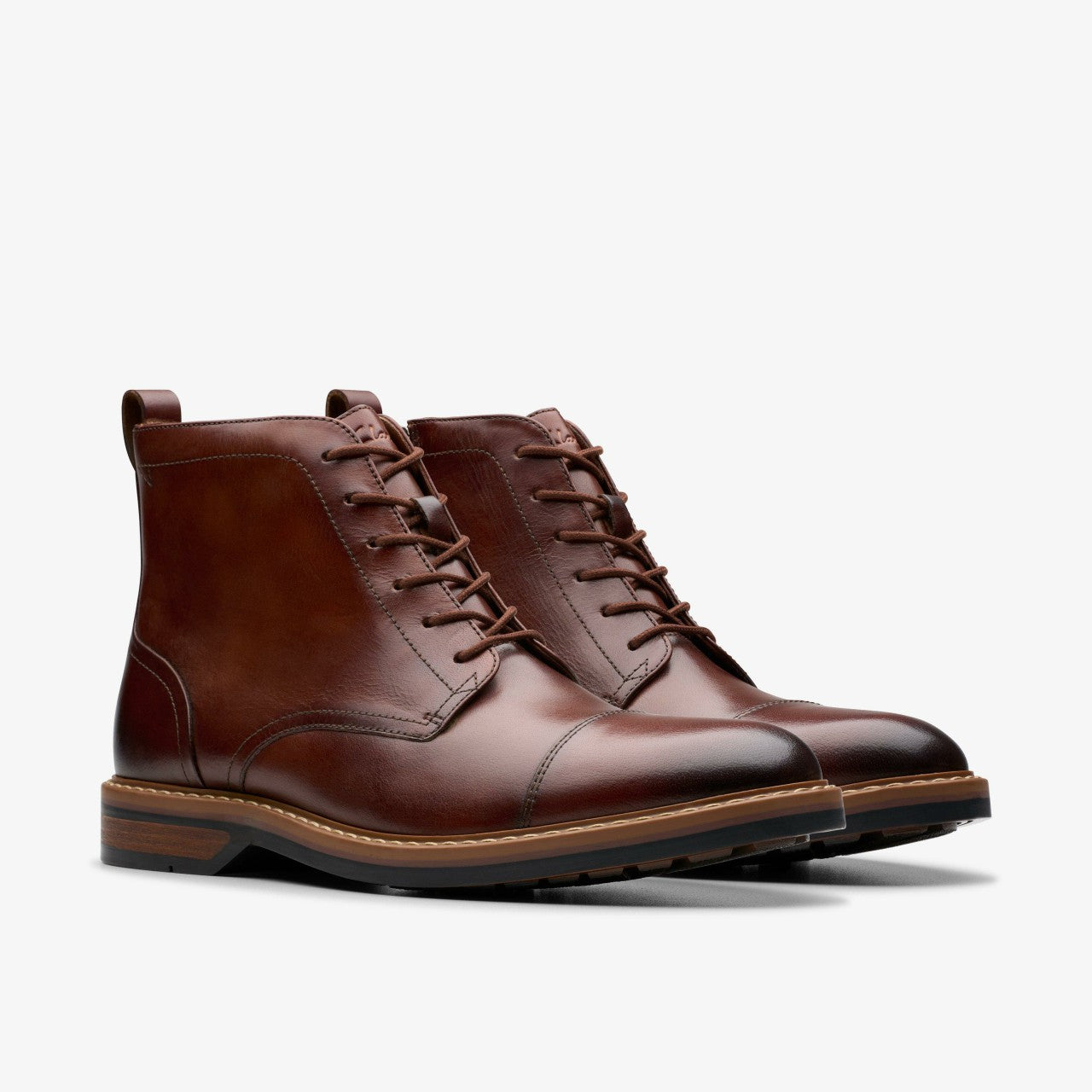 Aldwin Cap Mid Tan Leather | Clarks Sale