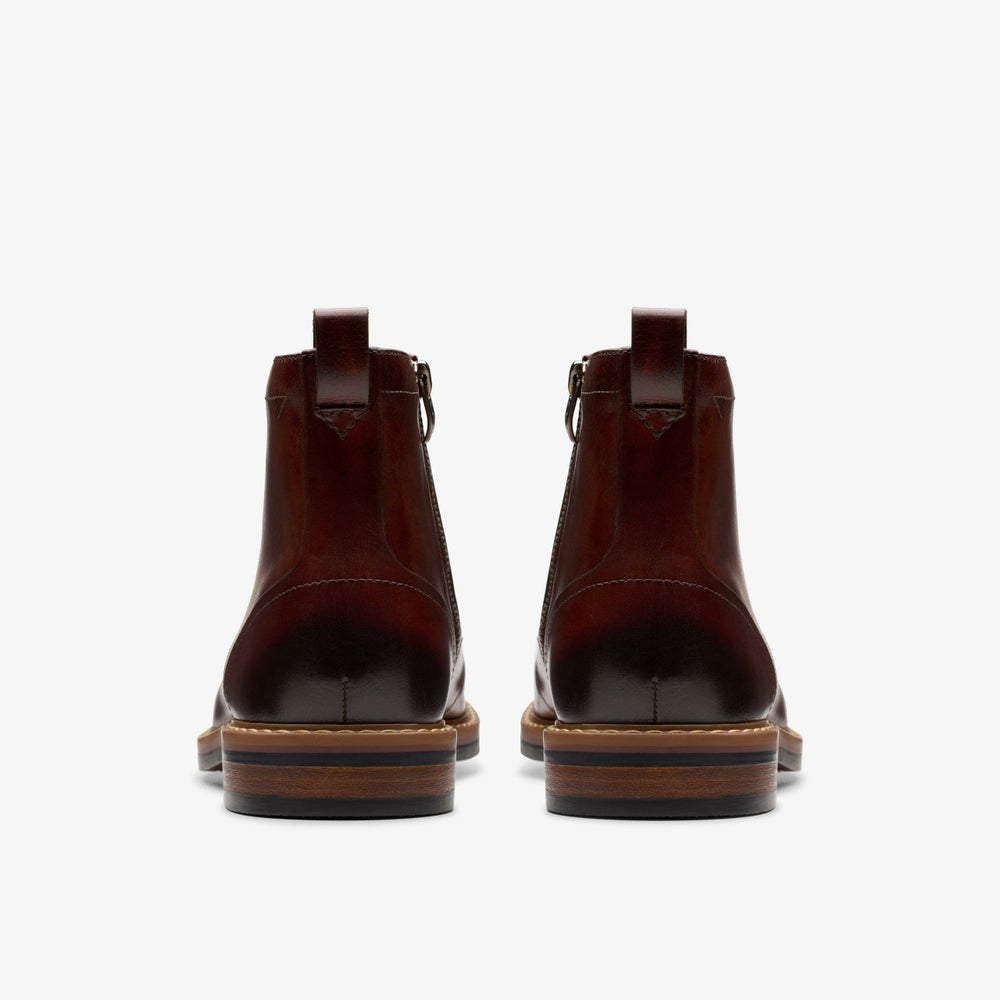Aldwin Cap Mid Tan Leather | Clarks Sale