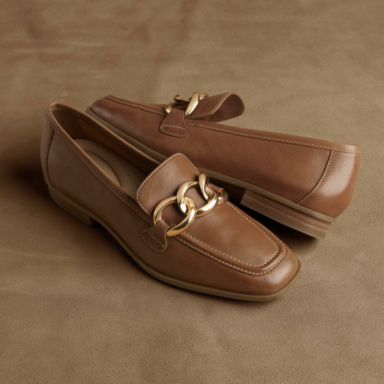 Sarafyna Iris Loafer Tan Leather | Clarks online