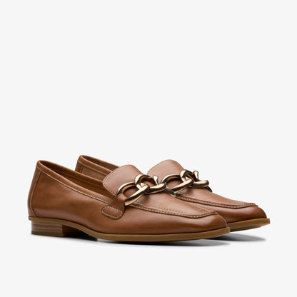 Sarafyna Iris Loafer Tan Leather | Clarks online