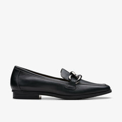 Sarafyna Iris Loafer Black Soft | Clarks for sale