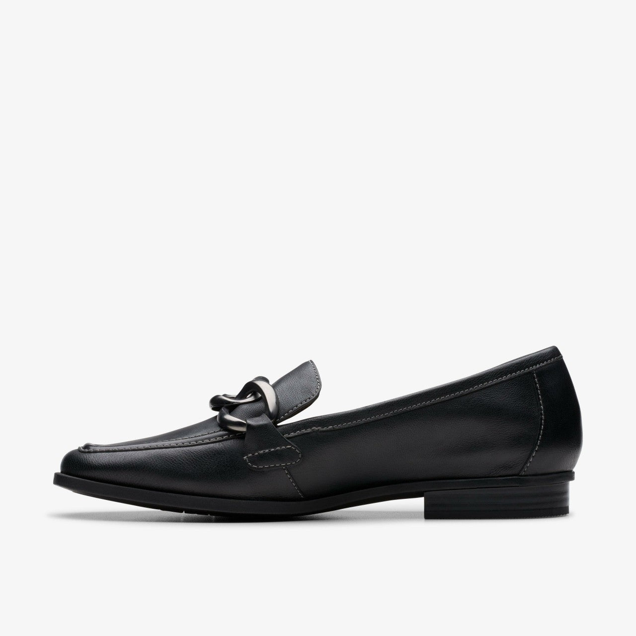 Sarafyna Iris Loafer Black Soft | Clarks for sale