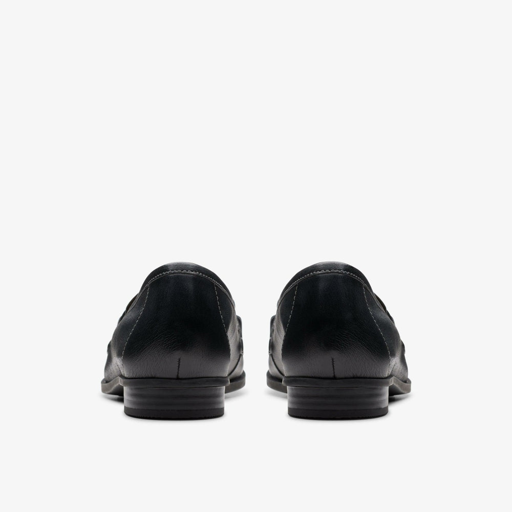 Sarafyna Iris Loafer Black Soft | Clarks for sale