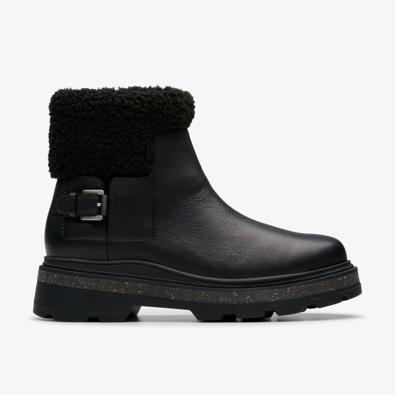 Hencroft Madi Waterproof Black Warmlined Leather | Clarks online