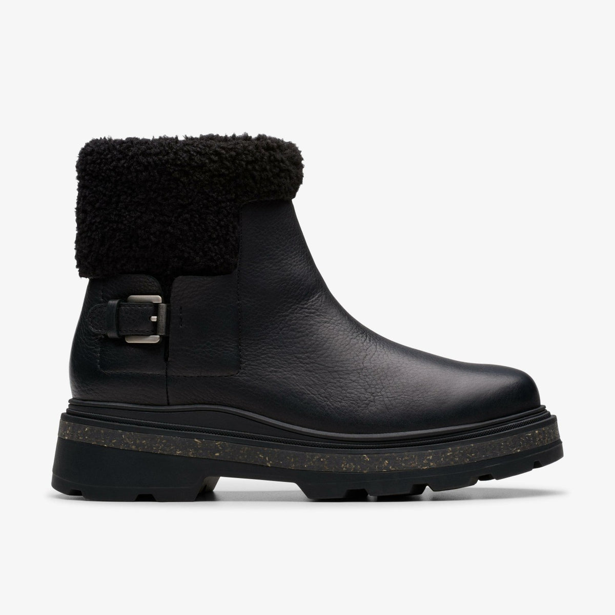 Hencroft Madi Waterproof Black Warmlined Leather | Clarks online
