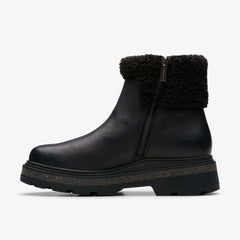 Hencroft Madi Waterproof Black Warmlined Leather | Clarks online