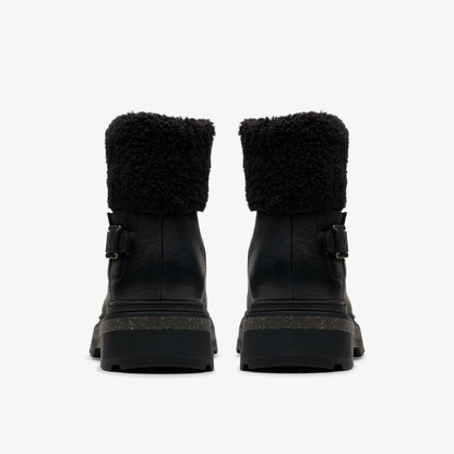 Hencroft Madi Waterproof Black Warmlined Leather | Clarks online