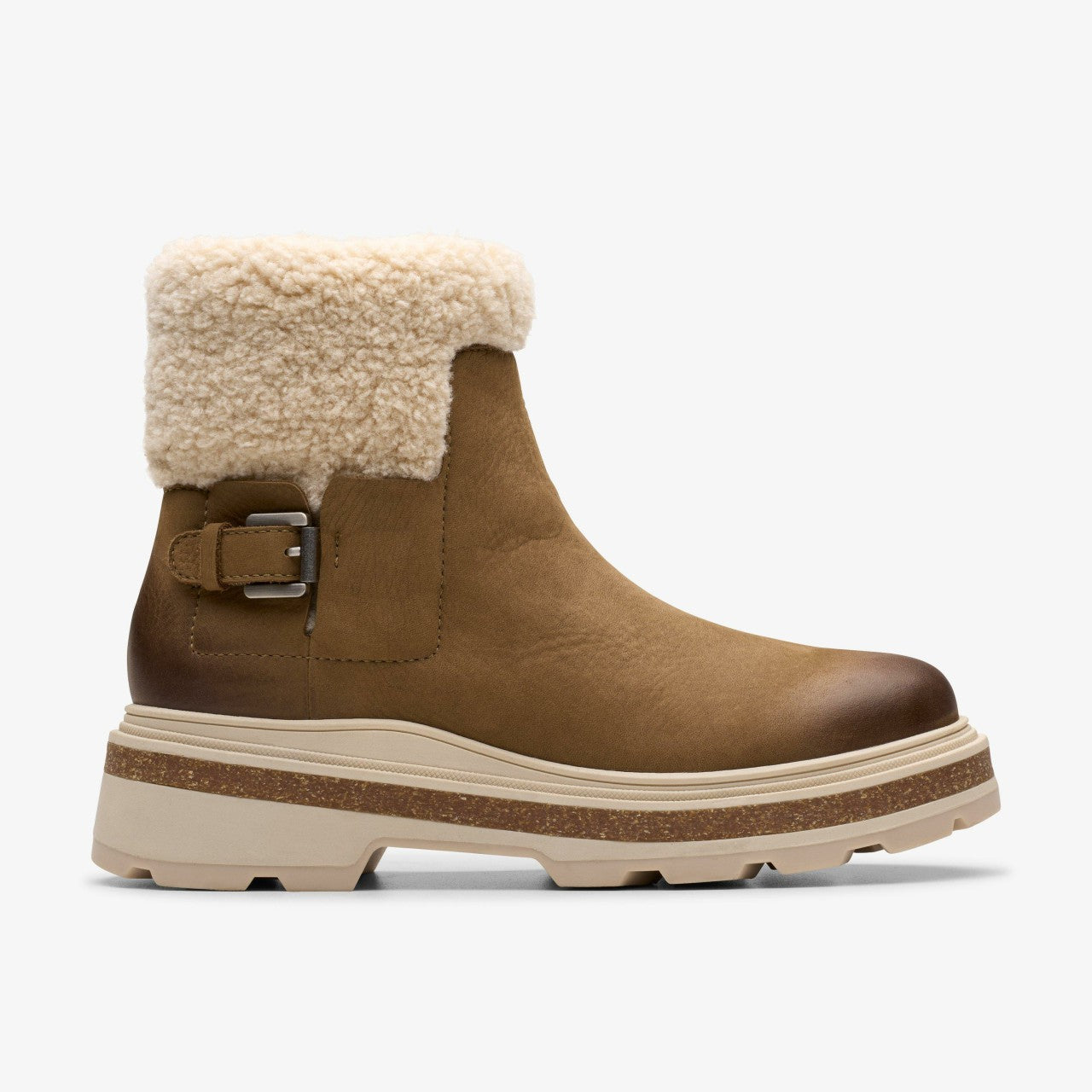 Hencroft Madi Waterproof Dark Sand Warmlined | Clarks on Sale