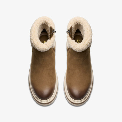 Hencroft Madi Waterproof Dark Sand Warmlined | Clarks on Sale