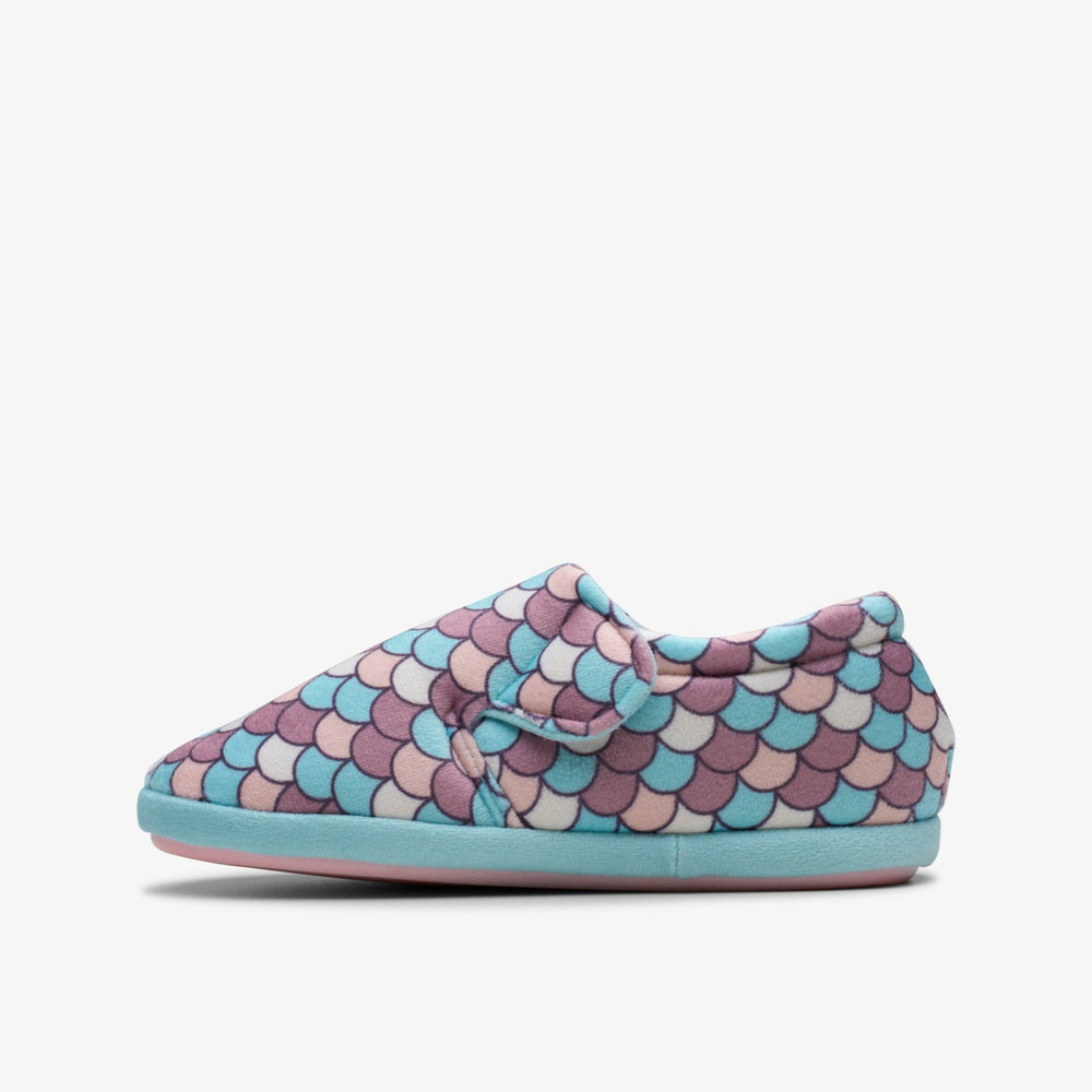 Fluffy Snug Kid Pink Multicolour | Clarks on Sale