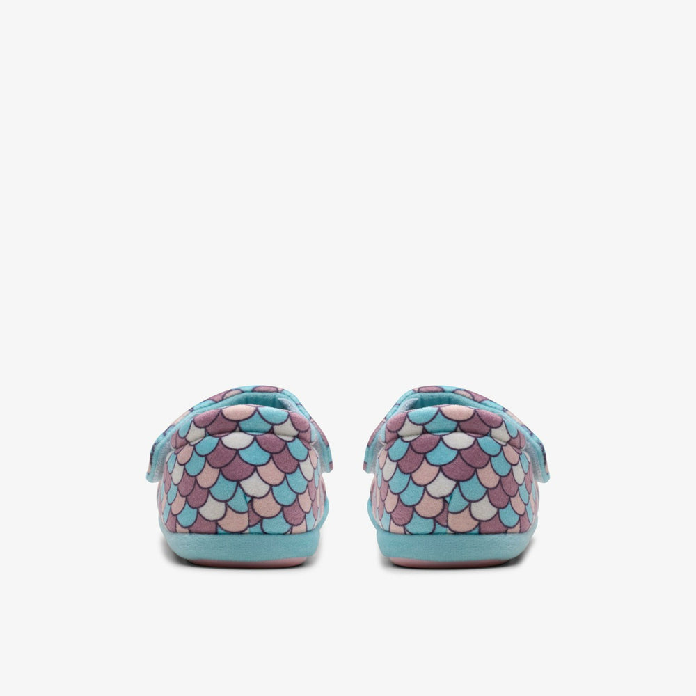 Fluffy Snug Kid Pink Multicolour | Clarks on Sale