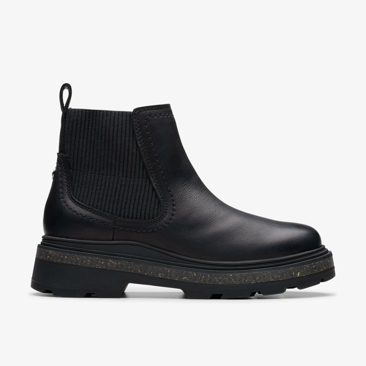 Hencroft Step Waterproof Black Leather | Clarks on Sale