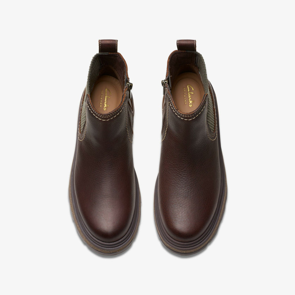 Hencroft Step Waterproof Brown Leather | Clarks for sale