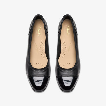 Krystine May Black Leather | Clarks discount