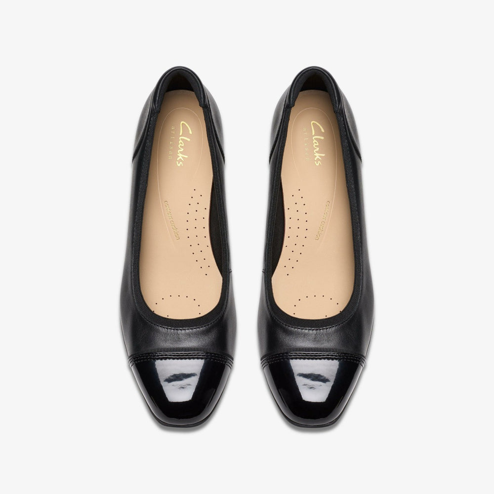 Krystine May Black Leather | Clarks discount