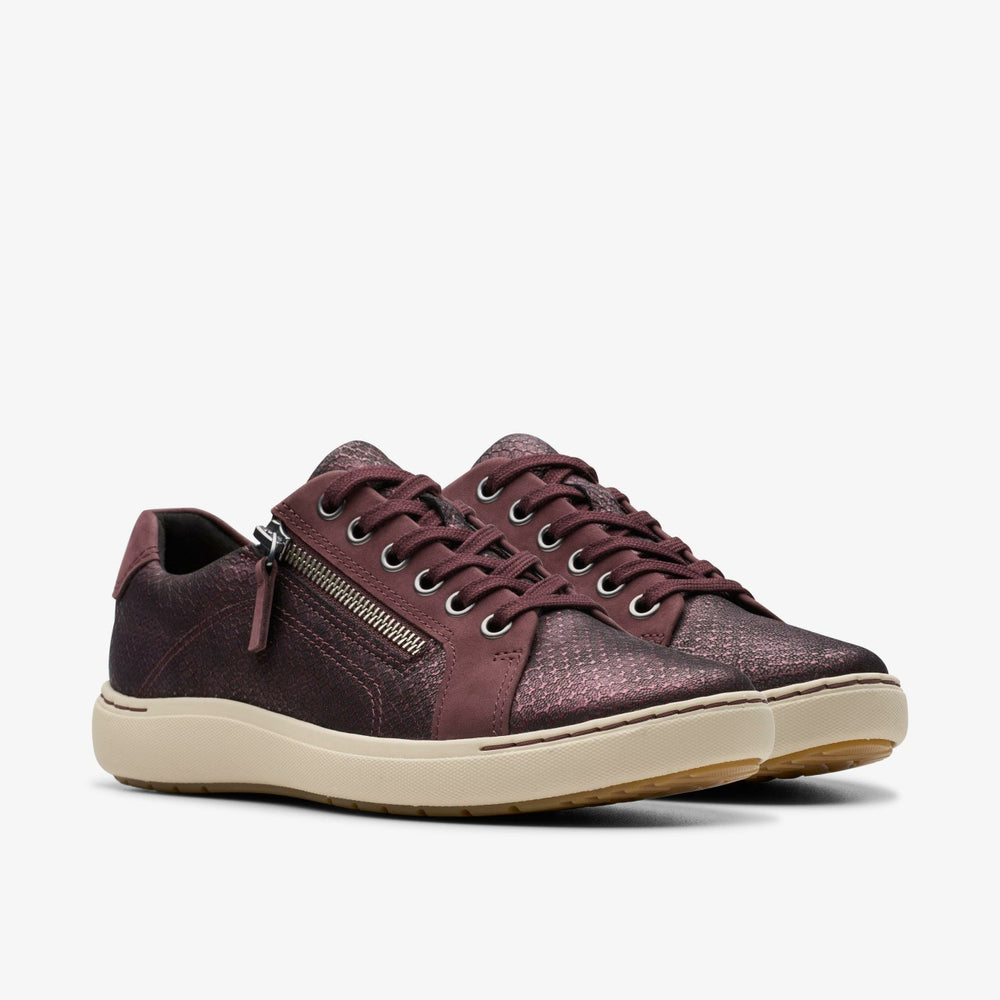 Nalle Lace Wine Interest Leather | Clarks Sale