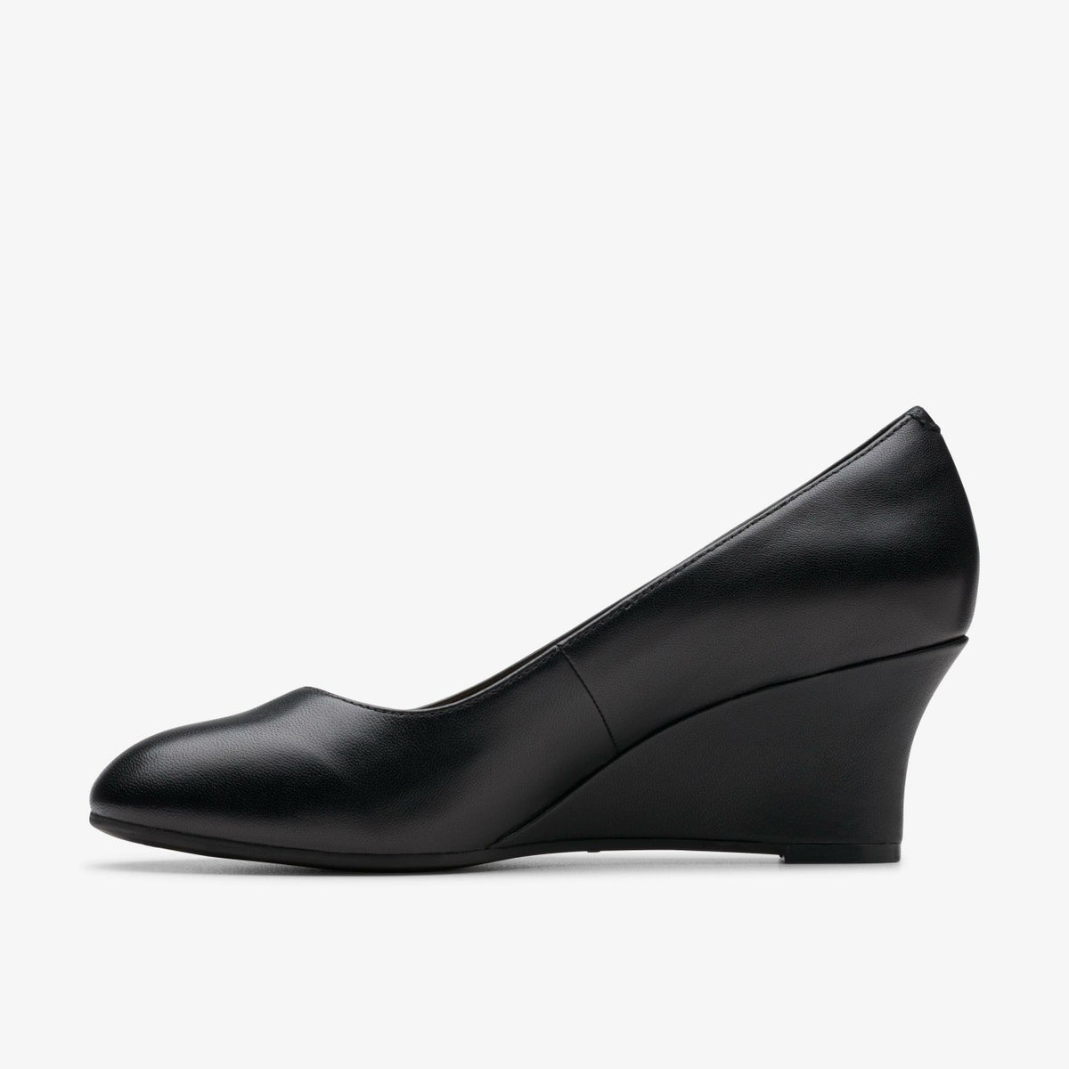 Olivette Pearl Black Leather | Clarks on Sale