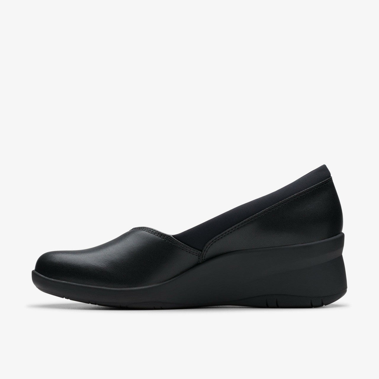 Suttyn Walk Black Leather | Clarks outlet