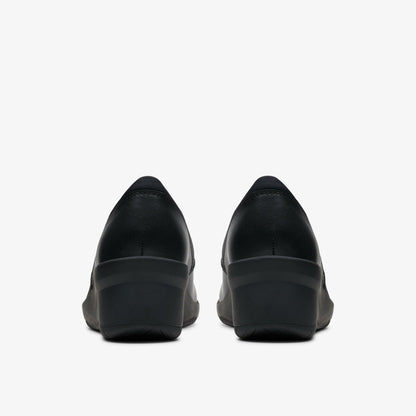 Suttyn Walk Black Leather | Clarks outlet