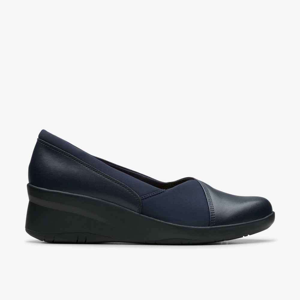 Suttyn Walk Navy Leather | Clarks discount