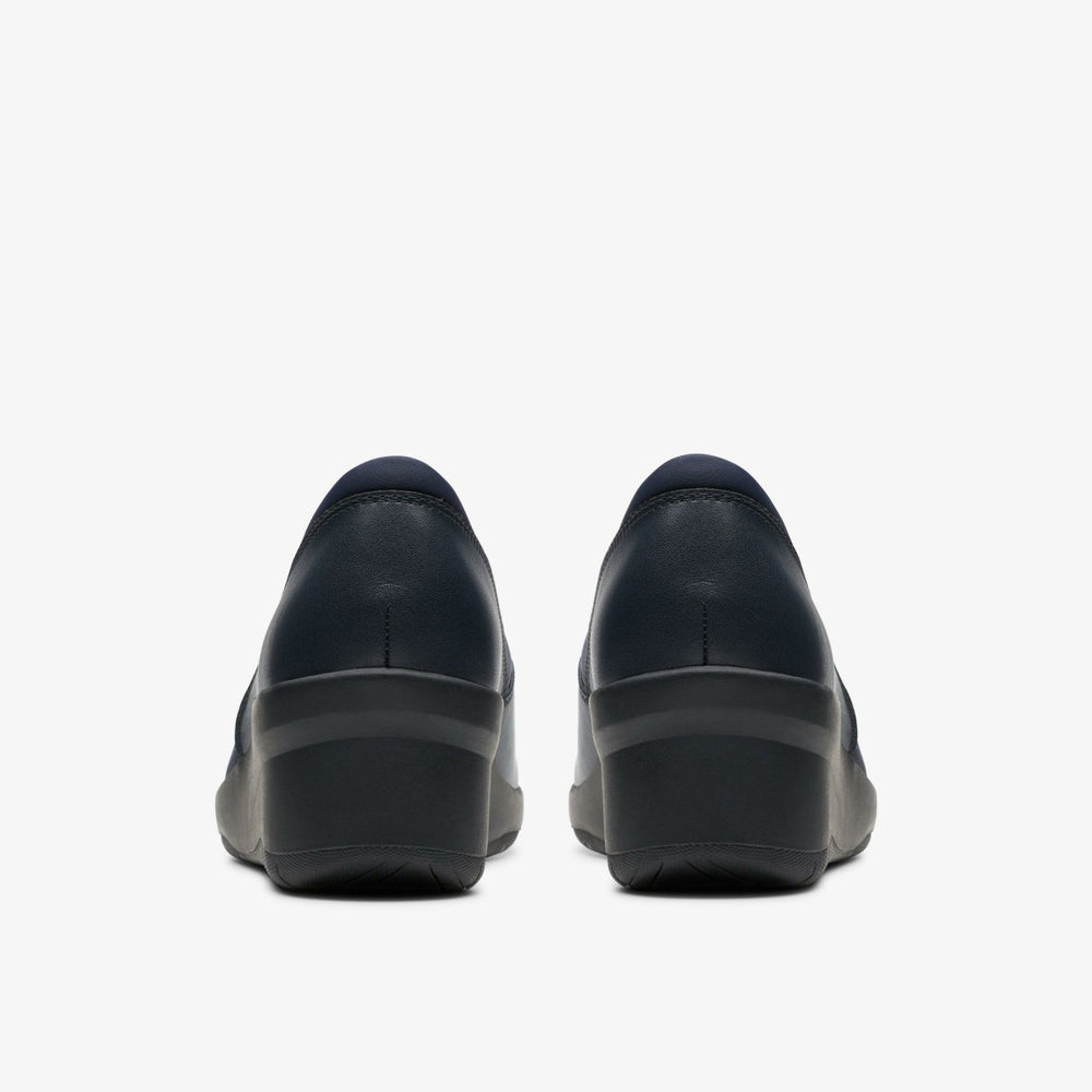 Suttyn Walk Navy Leather | Clarks discount