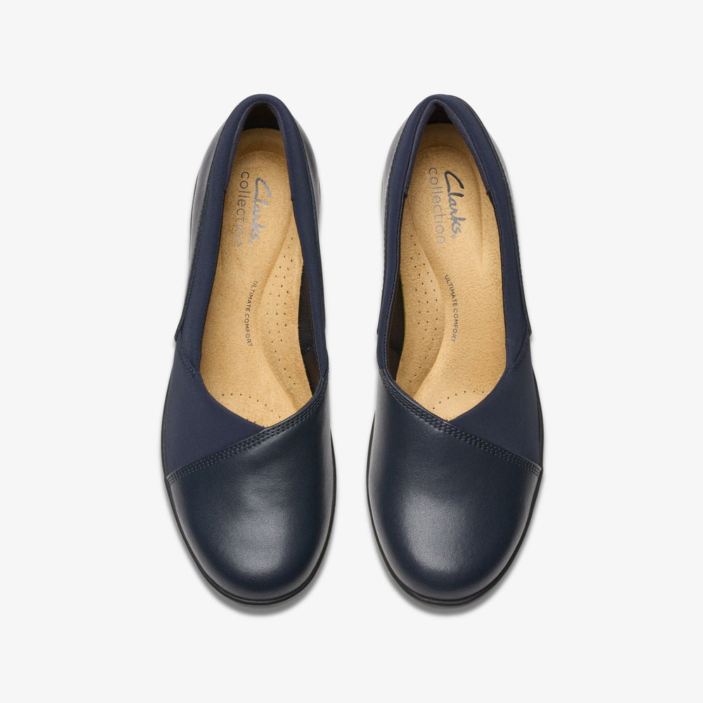 Suttyn Walk Navy Leather | Clarks discount