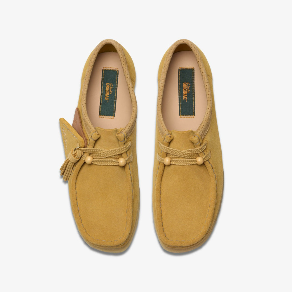 Wallabee Golden Tan Suede | Clarks on Sale