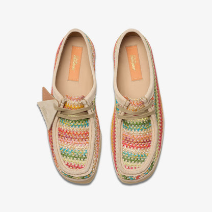 Wallabee Multicolour Raffia | Clarks for sale