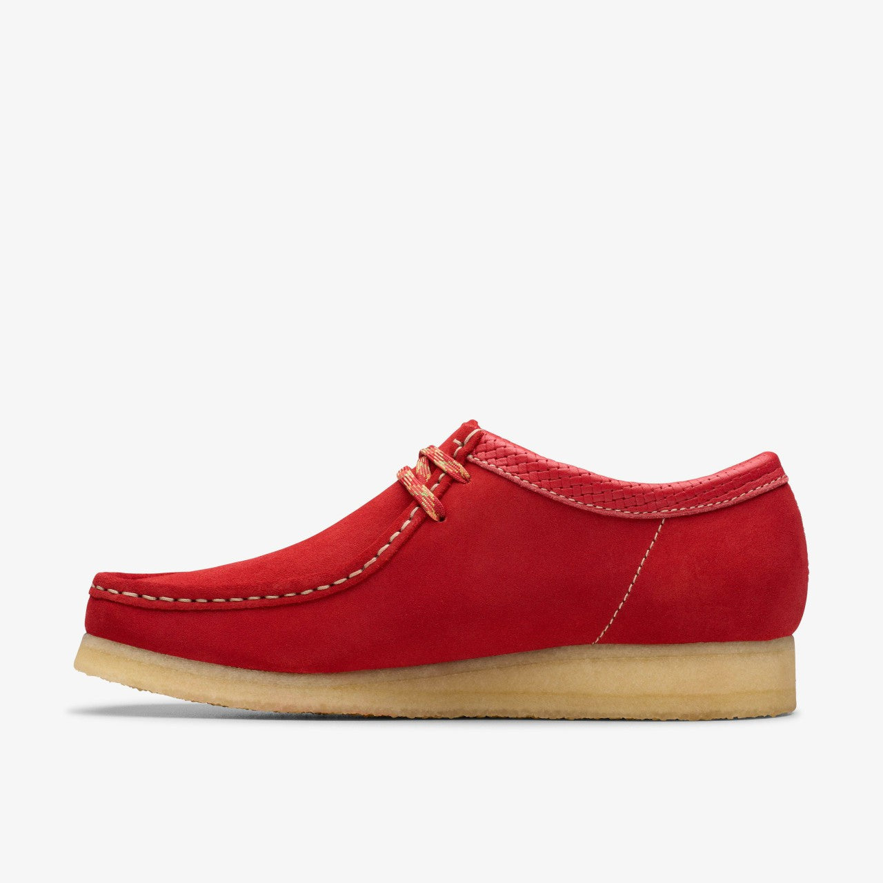 Wallabee Red Suede | Clarks for sale
