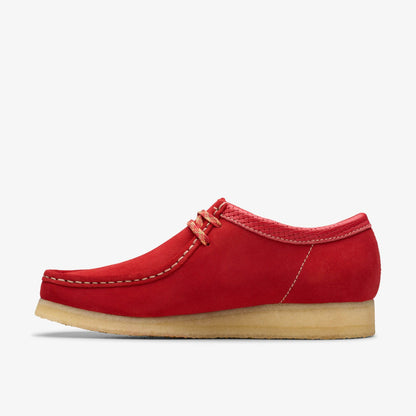 Wallabee Red Suede | Clarks for sale