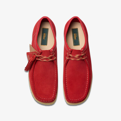 Wallabee Red Suede | Clarks for sale