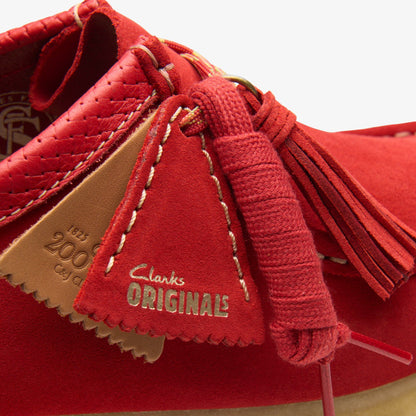 Wallabee Red Suede | Clarks for sale
