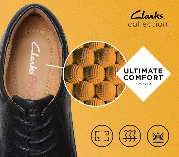 Eldredge Plain Dark Brown Leather | Clarks for sale