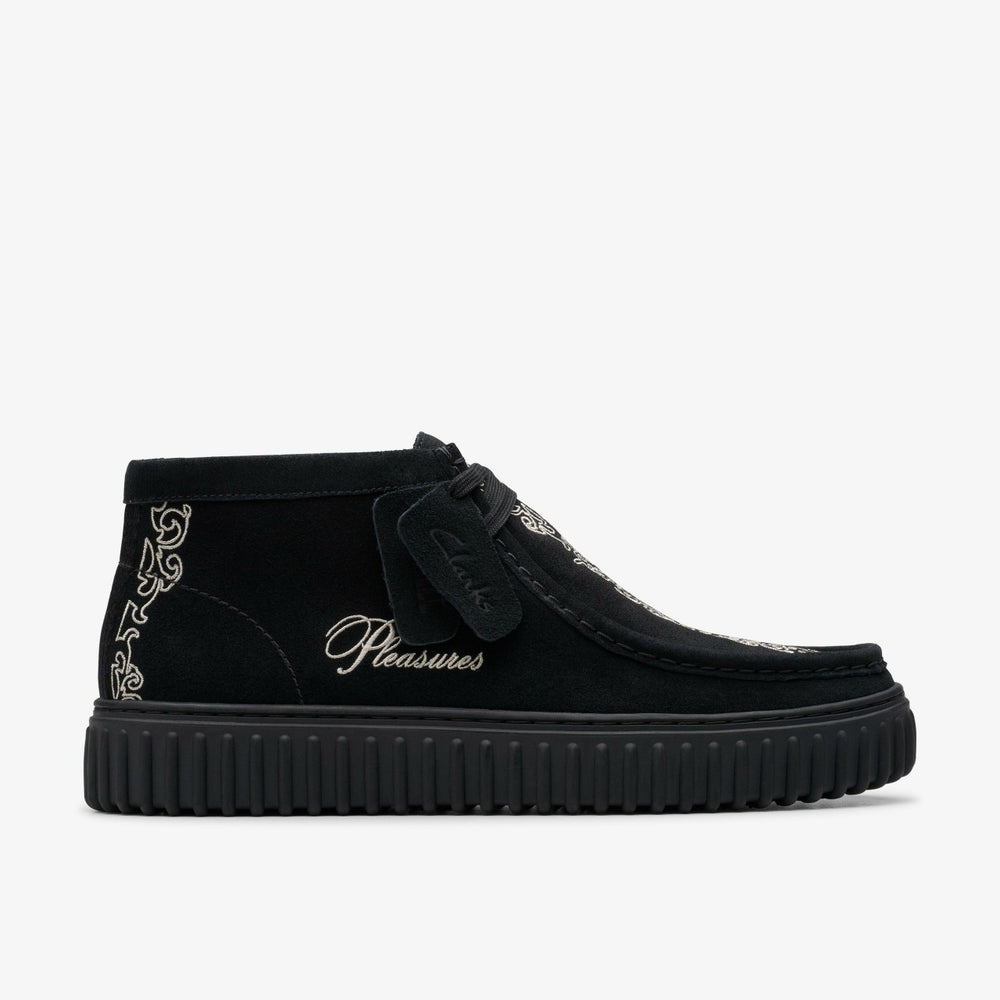 Torhill Woven Black Suede | Clarks Sale