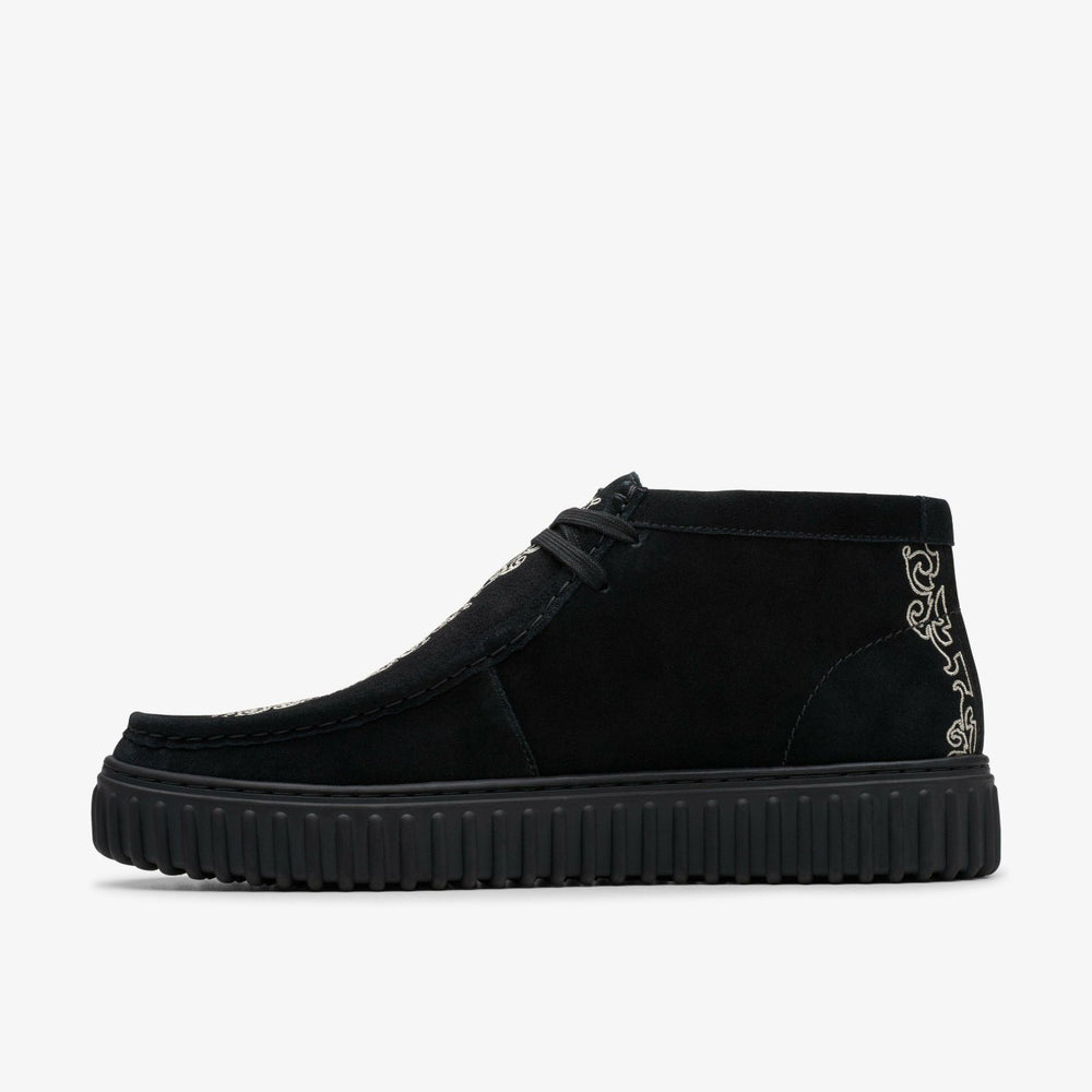 Torhill Woven Black Suede | Clarks Sale