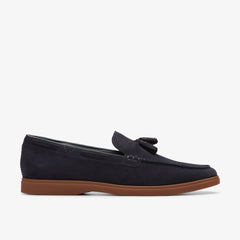 Torford Tassel Navy Suede | Clarks outlet