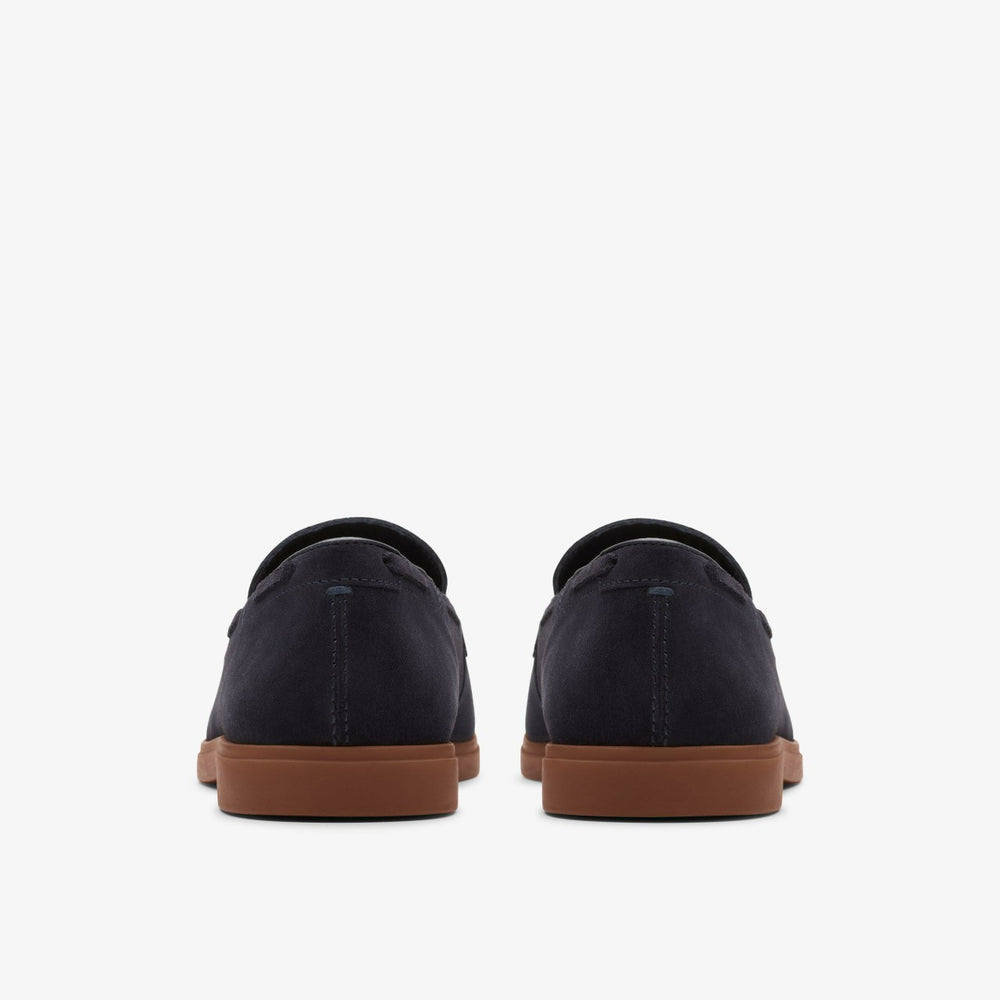 Torford Tassel Navy Suede | Clarks outlet