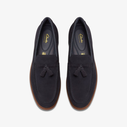 Torford Tassel Navy Suede | Clarks outlet