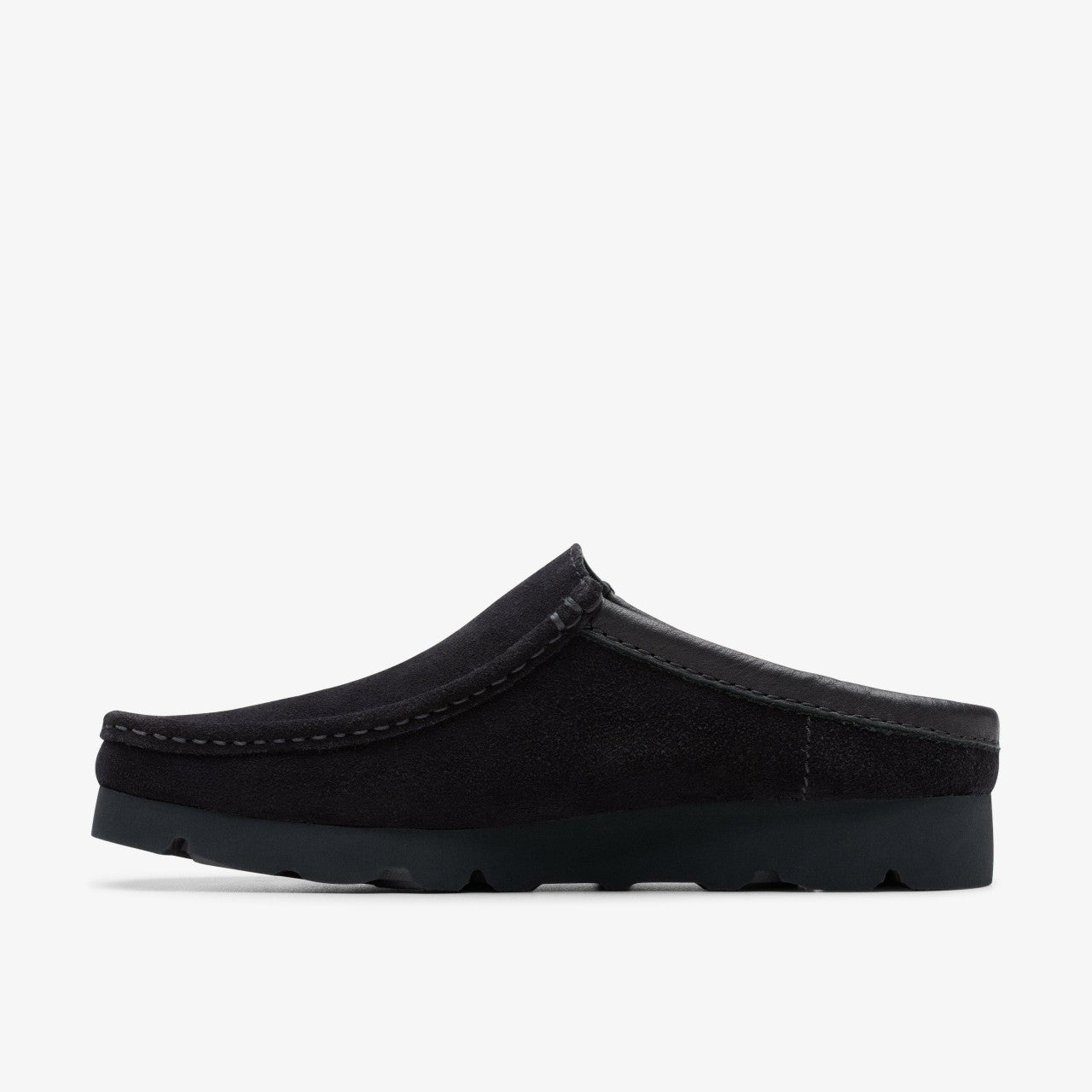 Wallabee Slip Black Suede | Clarks outlet